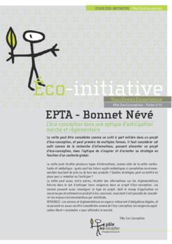 Fiche Eco-initiative EPTA - Bonnet Névé