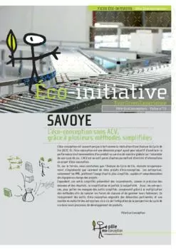 Fiche Eco-initiative SAVOYE