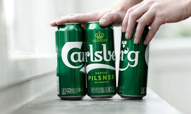  Carlsberg to replace plastic ring can holders with recyclable glue
