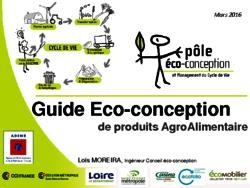 Guide Eco-conception de produits AgroAlimentaire