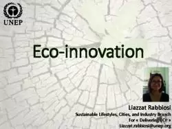 Eco-innovation - UNEP