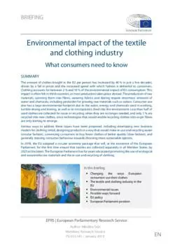 Environmental impact of the textile and clothing industry
