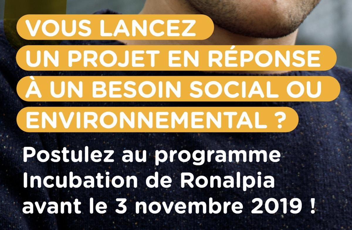 Appel à projets en Incubation à Lyon, Grenoble et Saint-Etienne ! 