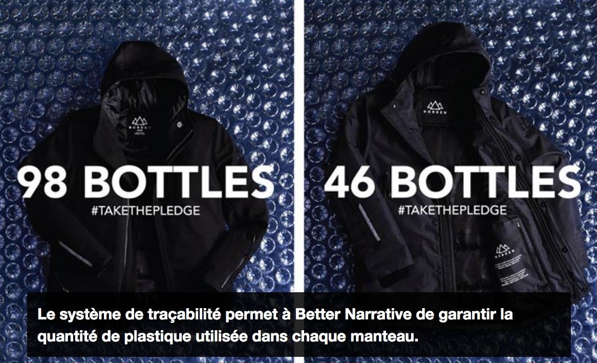 Norden, les manteaux québécois faits de bouteilles de plastique