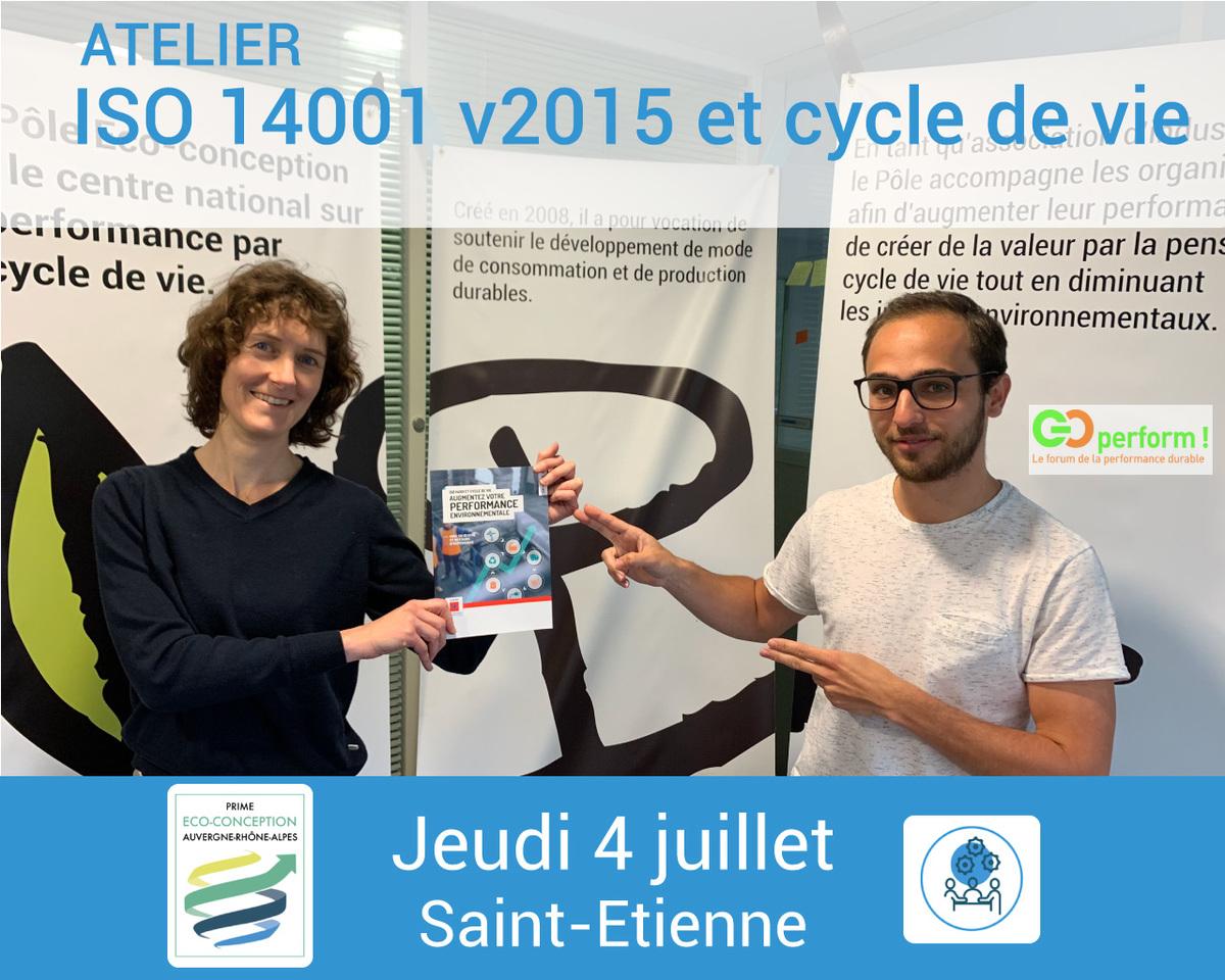 Le Pôle vous donne rendez vous le 4 juillet pour un atelier ISO 14001 v2015 et cycle de vie !