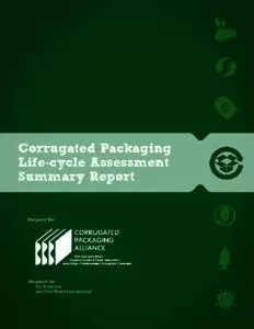 Corrugated Packaging  Life-cycle Assessment  Summary Report