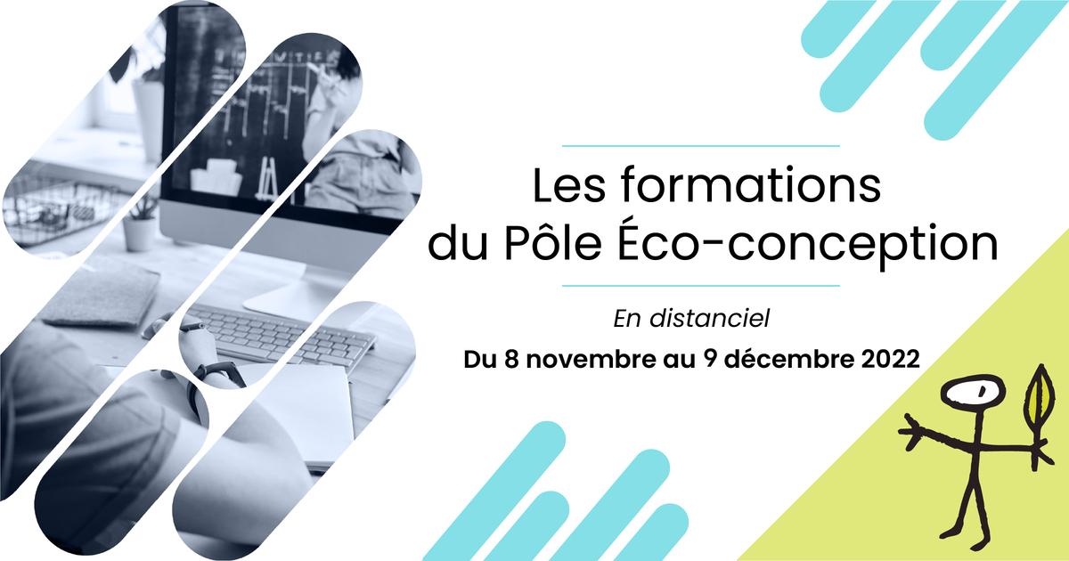 [FORMATION] Formations éco-conception du 8 novembre au 9 décembre 2022
