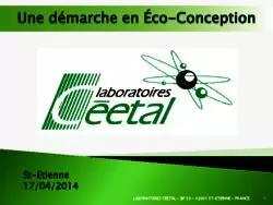 Cas 4 : Laboratoires Ceetal - Produits nettoyants