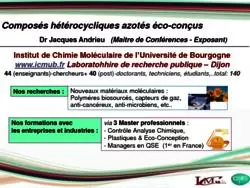 Cas 7 : Institut de Chimie Moléculaire - Université de Bourgogne