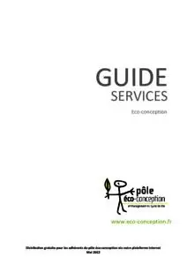Le Guide éco-conception des services