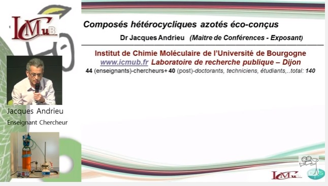 Institut de Chimie Moléculaire de l'Université de Bourgogne ICUMB - Colloque EcoConception 2014