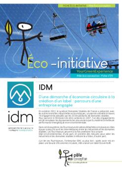 Eco-initiative n°29 - IDM \