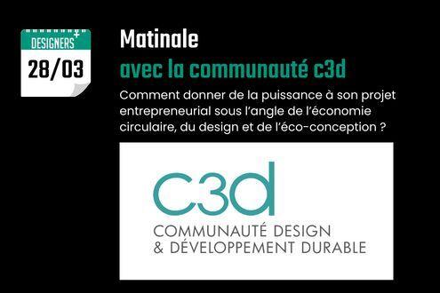[EVENEMENT] Matinale d’échange et de réflexion de la communauté d’innovation C3D