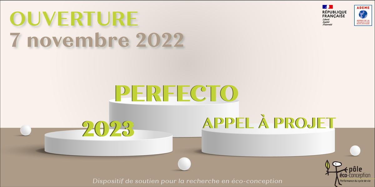 PERFECTO 2023 - Ouverture APP - ADEME