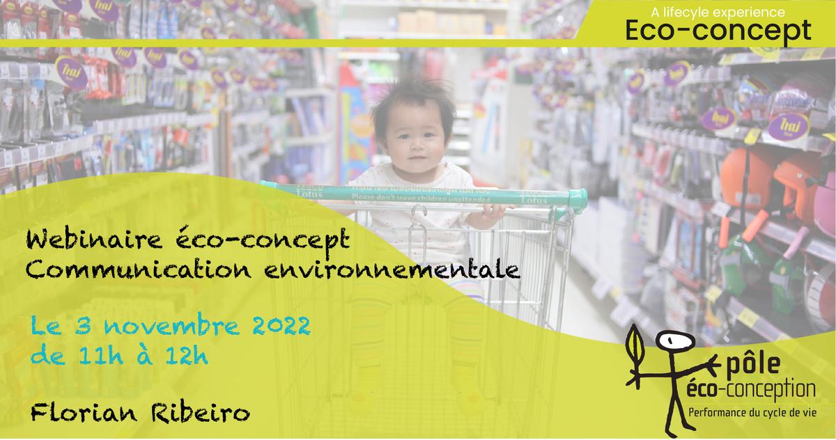 [WEBINAIRE] Eco-concept - Communication Environnementale