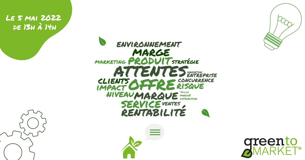 [WEBINAIRE] GreenToMarket®  - Réduire votre impact environnemental