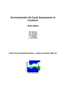 Environmental Life Cycle Assessment of Linoleum